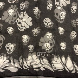 SOLD Limited edition Alexander mcqueen silk scarf